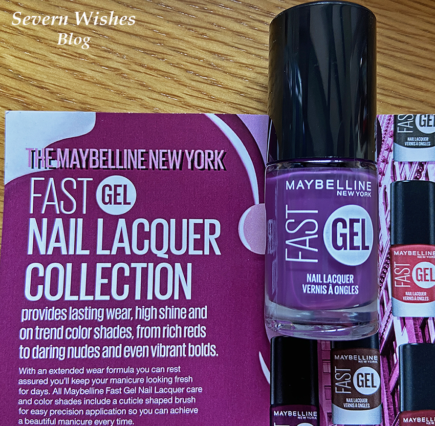 Product Review of Wishes Shade Nail Berry Blog Lacquer Fast in Wicked Gel | 8 Severn the Maybelline