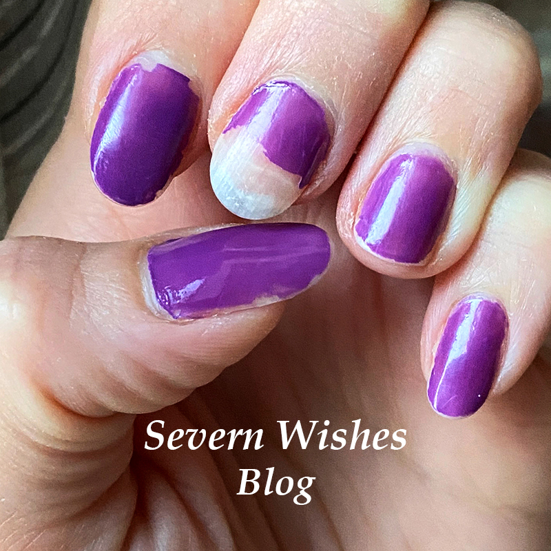 Product Review of the Shade in Lacquer Gel Nail Wicked Wishes Maybelline 8 Berry Blog Severn Fast 